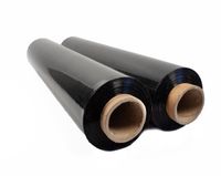 2 x FOLIA STRETCH STRECZ CZARNA 3 KG NETTO MOCNA KRYJĄCA ROLKA- MB SERVICE