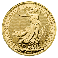 Britannia 1 uncja Złota 2021