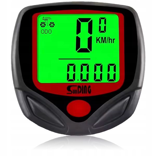 Licznik rowerowy przewodowy MEMFLOW SB-318 zdjęcie 1