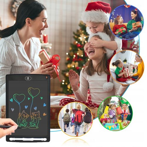 TABLET GRAFICZNY XXL DO RYSOWANIA 12 CALI TABLICA ZNIKOPIS MULTIKOLOR na Arena.pl