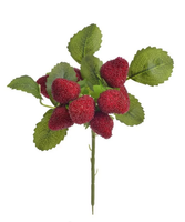gałązka x9 truskawka 27cm  | 148CANQ608_01