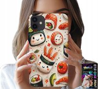 ETUI DO IPHONE 13 MINI - SŁODKIE UŚMIECHNIĘTE SUSHI OBUDOWA CASE