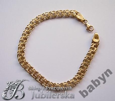 ZŁOTA BRANSOLETA GARIBALDI! NAJTANIEJ!! na Arena.pl
