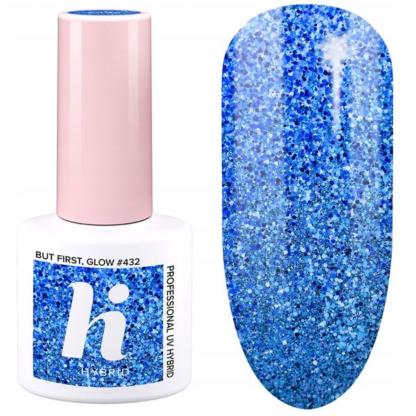 HI HYBRID Lakier hybrydowy #432 But First Glow 5ml zdjęcie 1