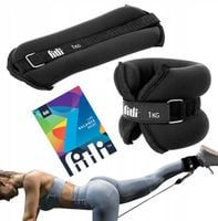 OBCIĄŻNIKI NA KOSTKI RĘCE 1 KG CIEŻARKI NA NOGI NADGARSTKI 2x 1KG