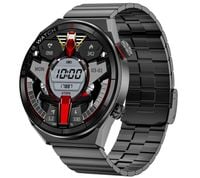 smartwatch rubicon rnce99 black metal + silicon smarub194