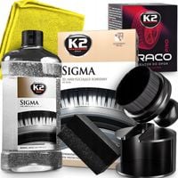 K2 SIGMA 0,5L DRESSING DO NABŁYSZCZANIA OPON APLIKATOR PĘDZELEK MIKROFIBRA