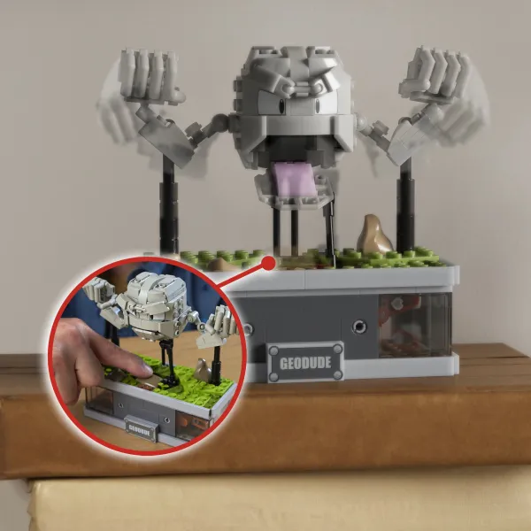 Mega Pokémon Mini Ruch Geodude zdjęcie 9