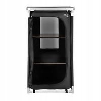 Turystyczna wolnostojąca szafka 62x105x48cm Nils Camp czarna NC3036 solidna