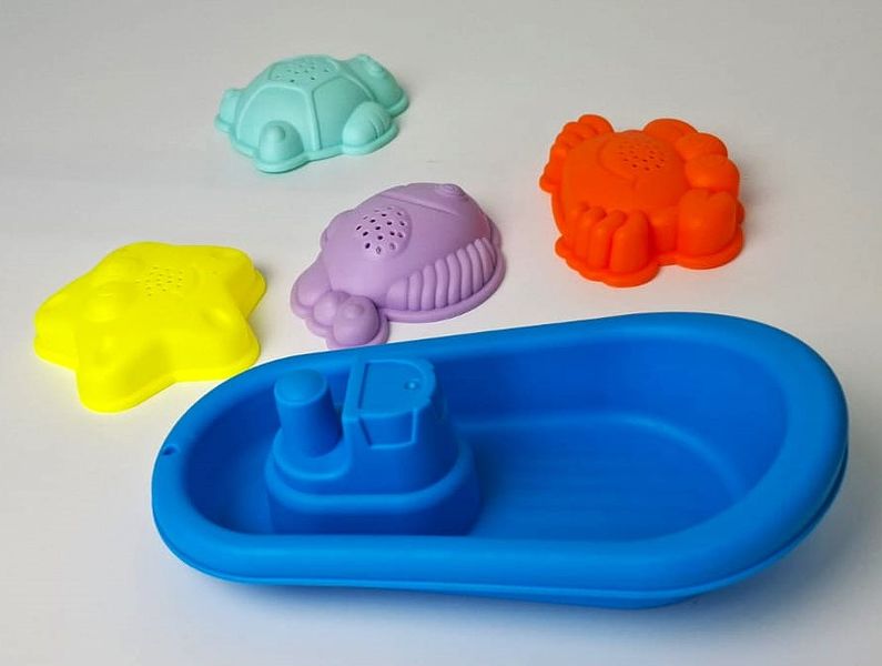 zabawki do piaskownicy Statek - niebieski zdjęcie 5