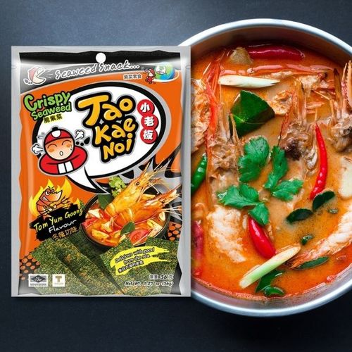 Tao Kae Noi Crispy Seaweed Tom Yum Goong tajskie chipsy nori 32g na Arena.pl