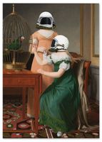 Obraz na płótnie kosmos pop art 70x100 cm