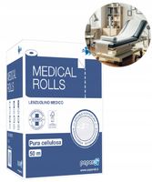 PODKŁADY MEDYCZNE prześcieradła kosmetyczne 50cm/50m karton 9 rolek PAPERDI