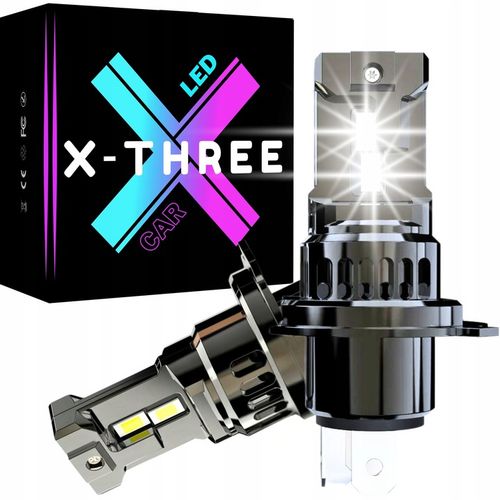 ŻARÓWKI H4 LED ŻARÓWKA MOCNE BIAŁE 12V 100W +1000% CANBUS 1:1 HOMOLOGACJA na Arena.pl