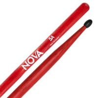 Pałki pałeczki perkusyjne Hikora Czerwone Vic Firth Nova 5A Red Nylon