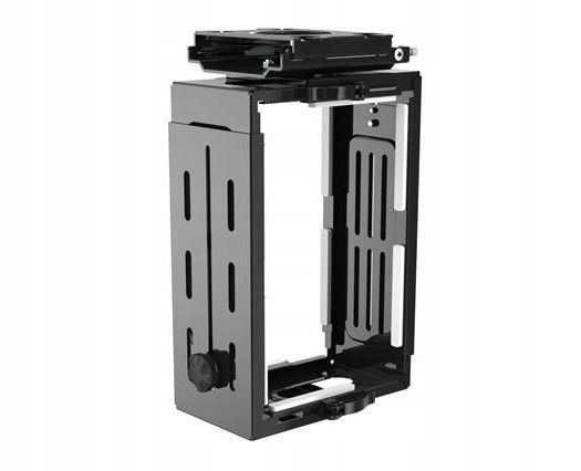 Uchwyt na komputer PC stacjonarny pod biurko blat SPB-101B (czarny) zdjęcie 5