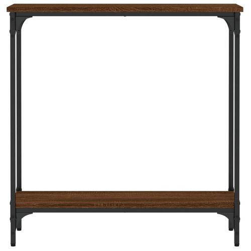 Stolik konsolowy, brązowy dąb, 75x22,5x75 cm na Arena.pl