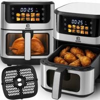 FRYTKOWNICA BEZTŁUSZCZOWA DUŻA 6,5L FRYTOWNICA 1800W AIR FRYER 10