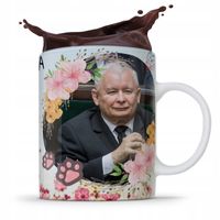 Kubek Full Print Prezesa Jarosław Kaczyński Pis Z Nadrukiem Ze Zdjęciem