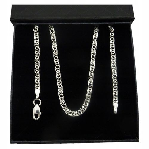 ŁAŃCUSZEK SREBRNY 925 MONALIZA DAMSKI 50 CM PREZENT na Arena.pl