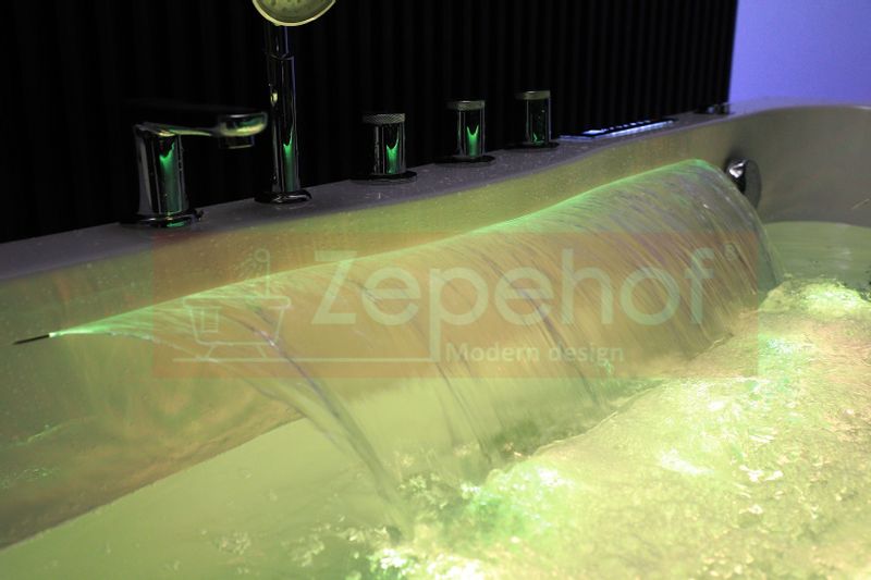 Wanna z hydromasażem EBX-7066 white prostokątna 170cmx78cmx61cm Wodosp zdjęcie 72