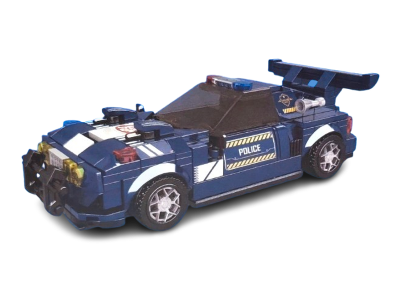 Klocki Elefun Metropolis Samochód Policyjny C5008 zdjęcie 4