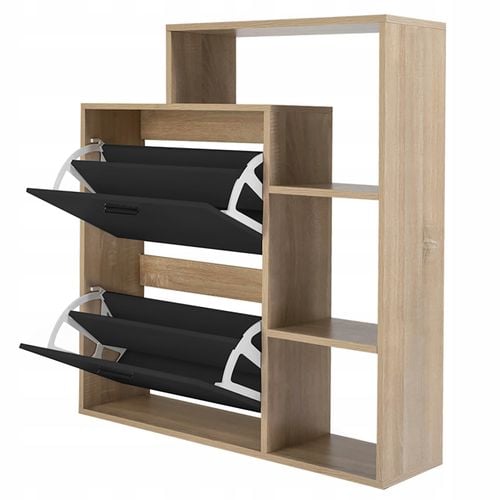 szafka na buty regał 2 komory obuwie komoda pojemna do przedpokoju regał na Arena.pl