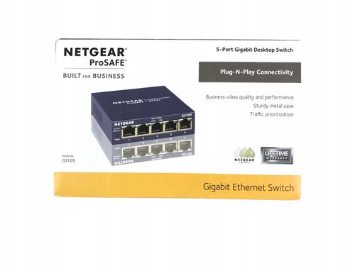 Switch NETGEAR ProSafe GS105GE 5 portów na Arena.pl