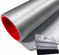 FOLIA SAMOCHODOWA SZCZOTKOWANE ALUMINIUM 50x3M