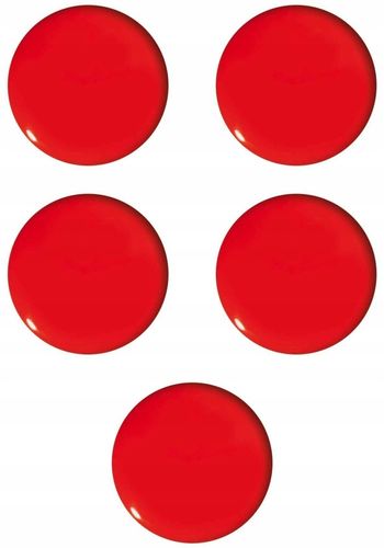 magnesy do tablic 30mm/5 czerwone 5361 na Arena.pl