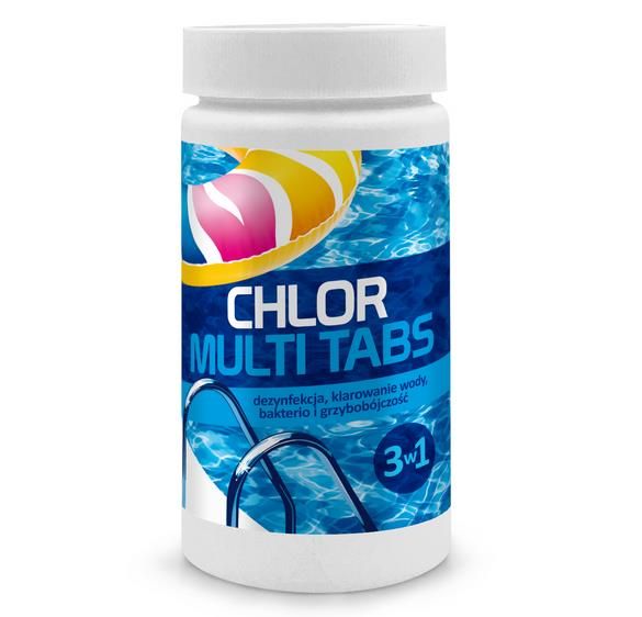 CHLOR MULTI TABS 3W1 20G 1KG GAMIX E143 zdjęcie 1