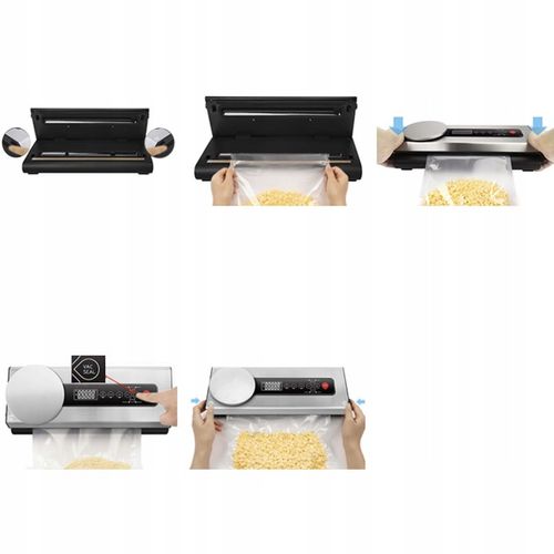 Zgrzewarka Próżniowa do Żywności Pakowarka Jedzenia z Wagą + Folia i Worki na Arena.pl