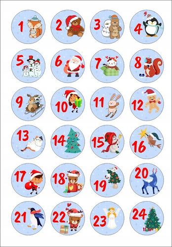 Kalendarz adwentowy DIY świąteczny eko ekologiczny zrób to sam Zestaw XXL na Arena.pl