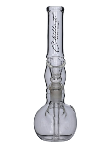 Bongo szklane Chillout 20 cm fajka wodna profilowana przezroczysta na Arena.pl