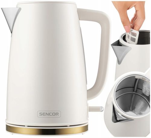 CZAJNIK ELEKTRYCZNY BEZPRZEWODOWY 1,7 L SENCOR 2200 W Z FILTREM na Arena.pl
