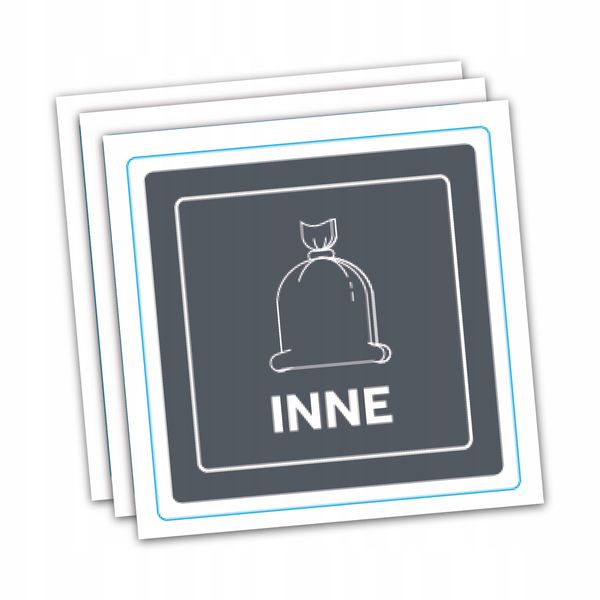 Naklejka Segregacyjna INNE zdjęcie 1