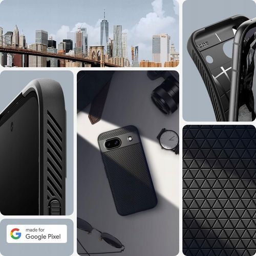 Etui do Pixel 8A, Spigen Liquid Air, elastyczne, smukłe, lekkie, case cover na Arena.pl