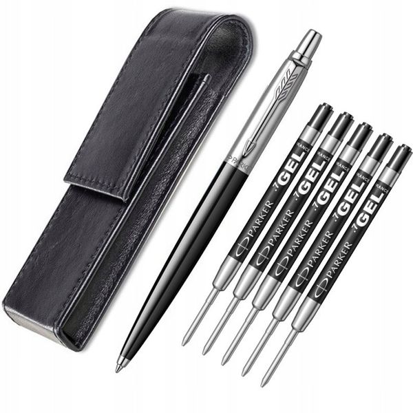 Długopis Parker Jotter ORYGINALNY GRAWER PREZENT WKŁADY CZARNE ŻEL GRATIS zdjęcie 1