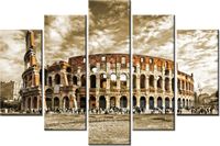 100CM 150CM OBRAZ 5 ELEM COLOSSEO ŚCIENNY