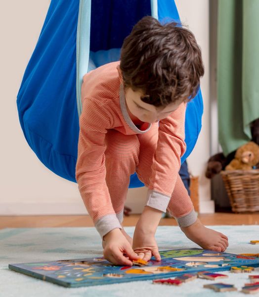 huśtawka kokon Joki niebieski MAŁPISZON zdjęcie 5