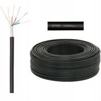 KABEL WIDEODOMOFONOWY DOMOFONOWY ZIEMNY ŻELOWANY XzTKMXpw 10M 6 ŻYŁ 0,8mm²