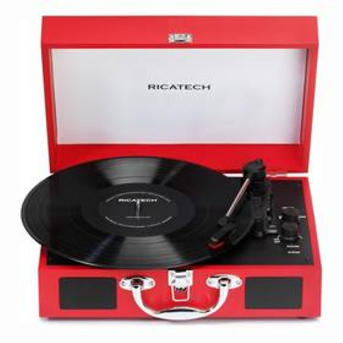 Gramofon Ricatech RTT21 Advanced (659056) Czerwony na Arena.pl