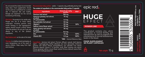 EPIC RED HUGE FINALE suplement na dłuższy seks na Arena.pl