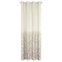 Zasłona TORI 140X250 cm kremowy welwet przelotki – luksusowy akcent