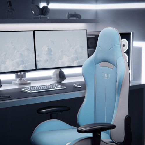 Fotel gamingowy Diablo Chairs X-Starter Niebieski na Arena.pl