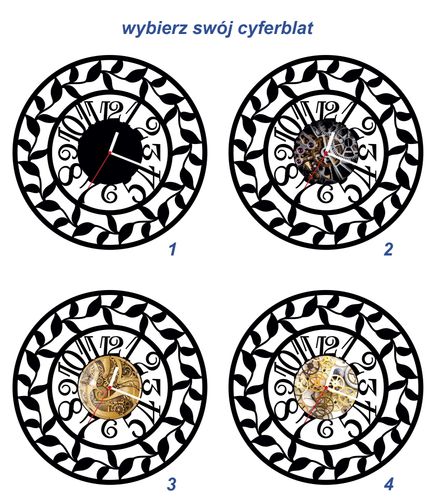 ZEGAR ŚCIENNY RETRO 58cm XXL 5.11 na Arena.pl
