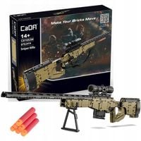 CADA KLOCKI STRZELAJĄCY KARABIN SNAJPERSKI 978 EL. AWP + NABOJE PIANKOWE
