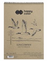 szkicownik na spirali happy color 90g 80 arkuszy - a4