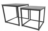 Stoliki kawowe zestaw stolików loft 50x50 , 45x45 beton
