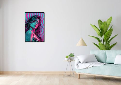 Plakat 53x81cm Neonowy Wzrok na Arena.pl